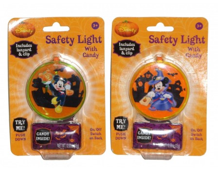 ©Disney ©Disney Halloween Mickey & Minnie Safety Light