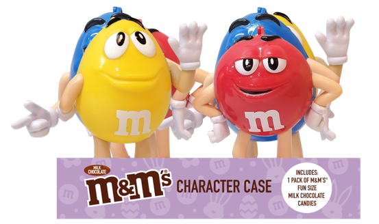 M&M Character Case with Candy 